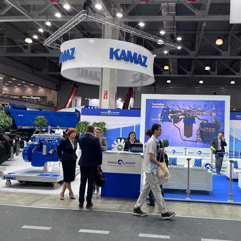 КАМАЗ принимает участие в выставке строительной техники СТТ EXPO